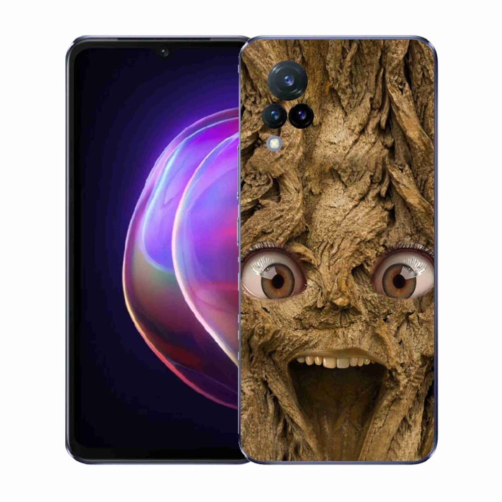 Gélový kryt mmCase na Vivo V21 4G/5G - veselý strom s očami