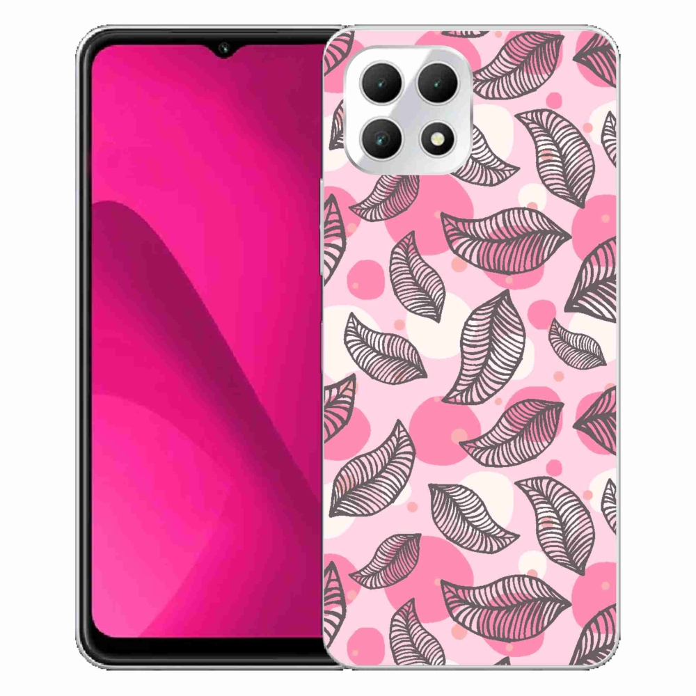 Gélový kryt mmCase na T-Mobile T Phone 2 - kreslené padajúce listy