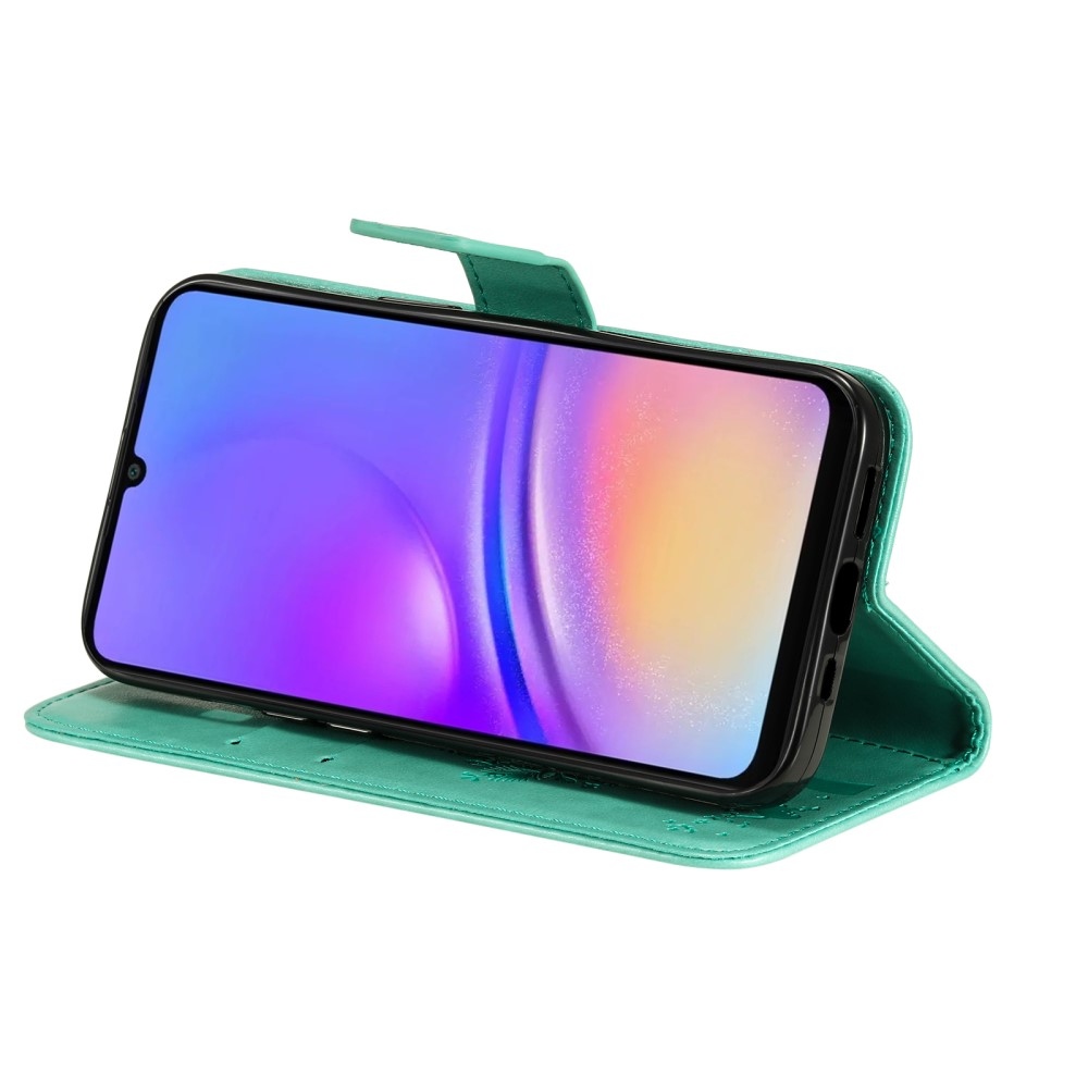 Trees knižkové púzdro na Samsung Galaxy A06 4G - modrozelené