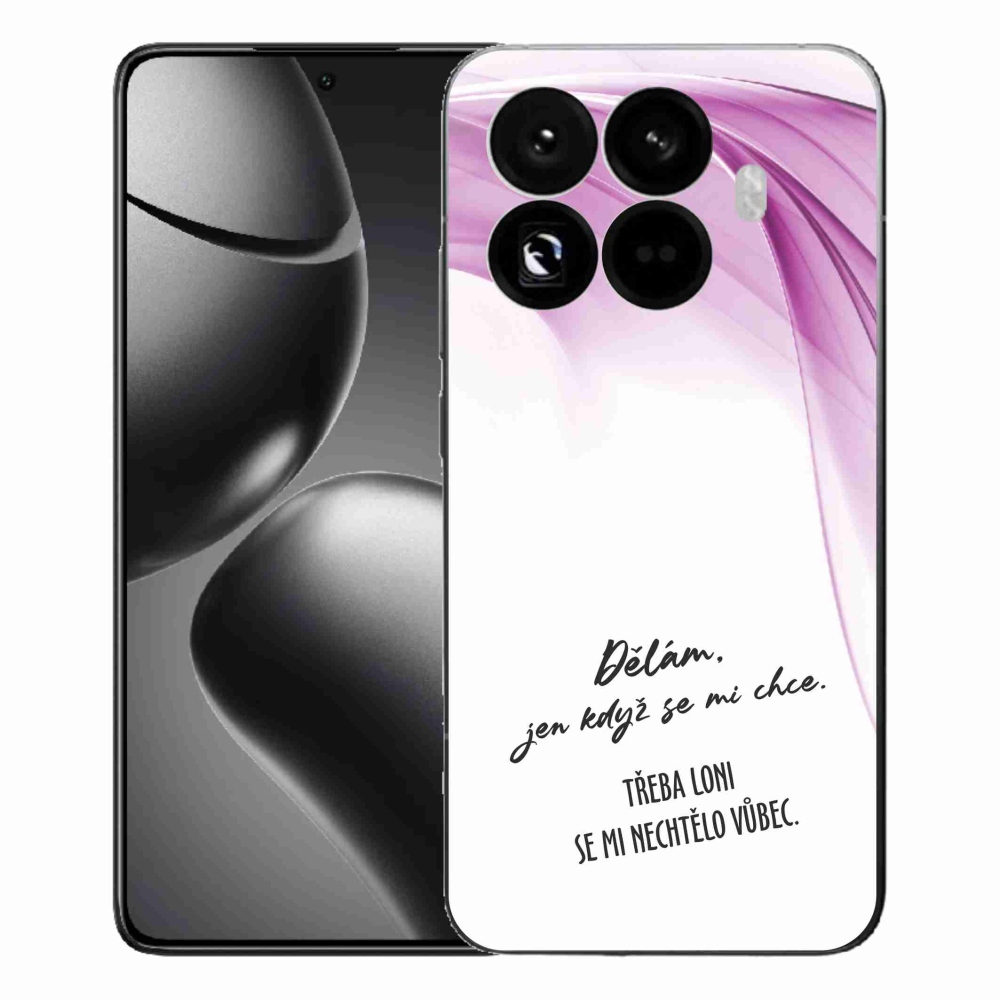 Gélový kryt mmCase na Xiaomi 15T Pro - vtipný text 12 biele pozadie