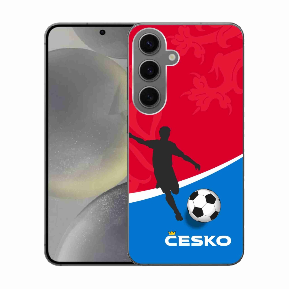 Gélový kryt mmCase na Samsung Galaxy S24 - futbal Česko