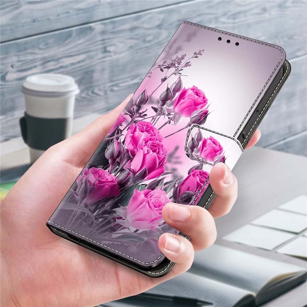 Firmly knižkové púzdro na Samsung Galaxy A17 5G/A26 5G - ružové kvety