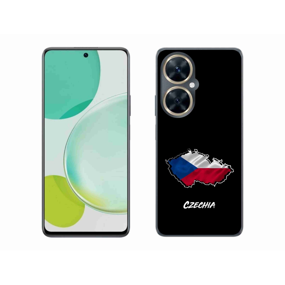 Gélový kryt mmCase na Huawei Nova 11i - Czechia čierne pozadie