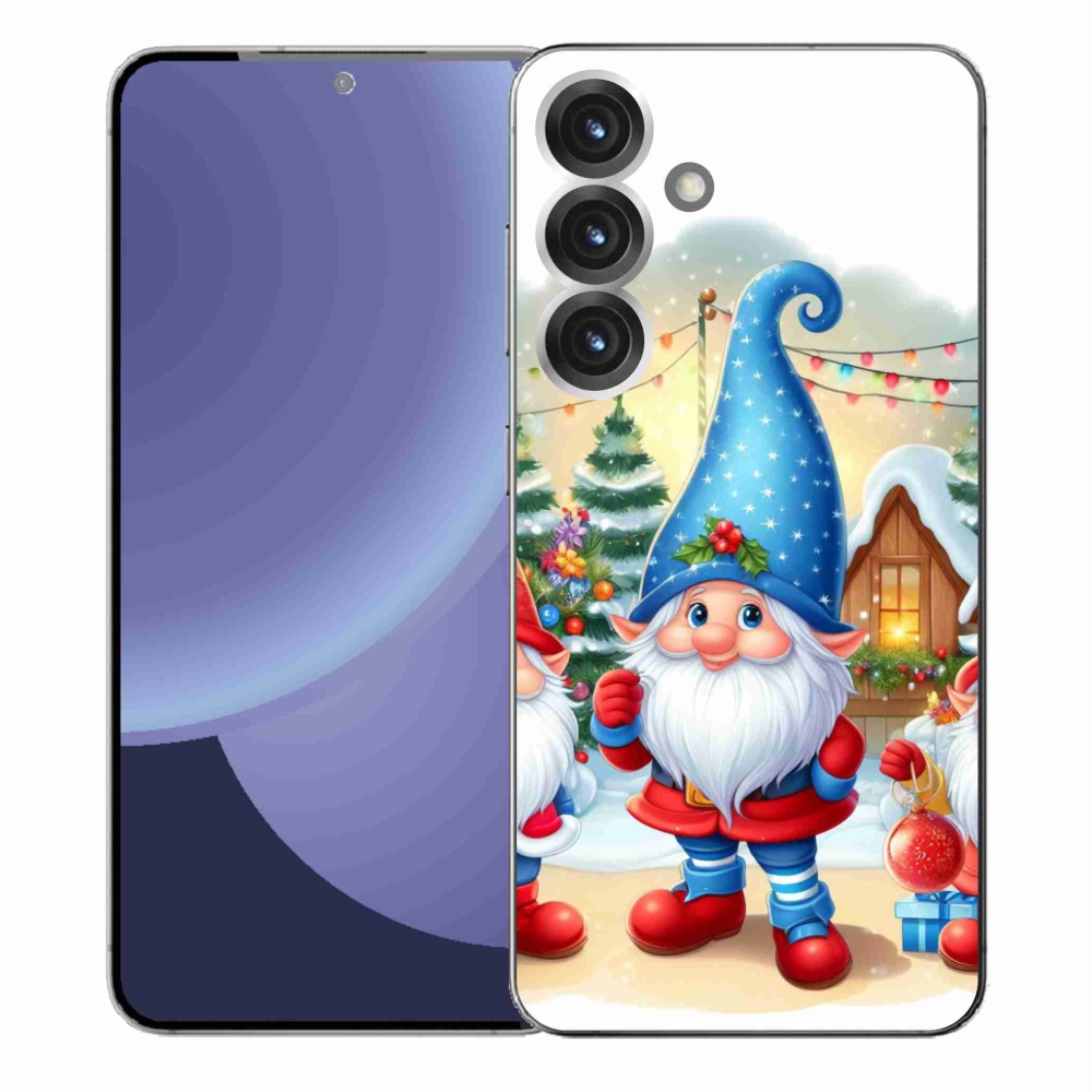 Gélový kryt mmCase na Samsung Galaxy S25+ - vianočné škriatkovia