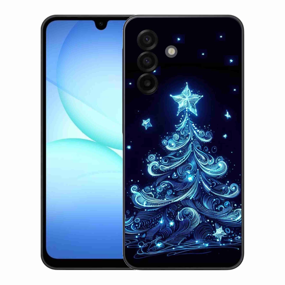 Gélový kryt mmCase na Samsung Galaxy A17 5G - neónový vianočný stromček 4