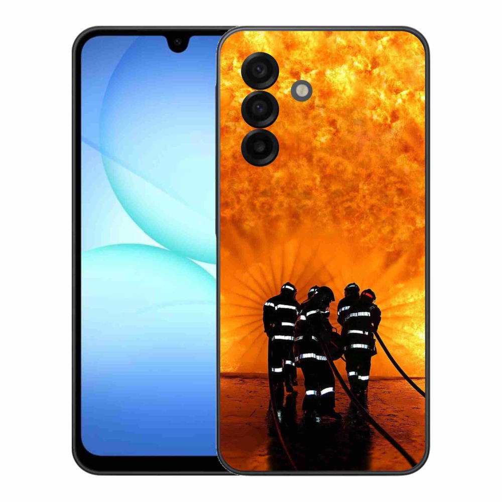 Gélový kryt mmCase na Samsung Galaxy A17 5G - požiar