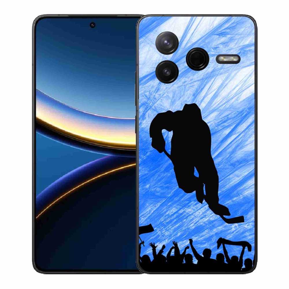 Gélový kryt mmCase na Xiaomi Poco F7 Pro - hokejový hráč
