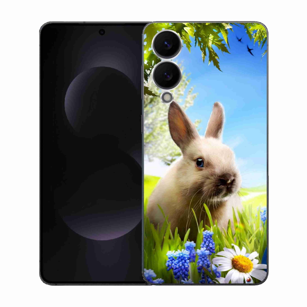 Gélový kryt mmCase na Samsung Galaxy S25 Edge - zajačik