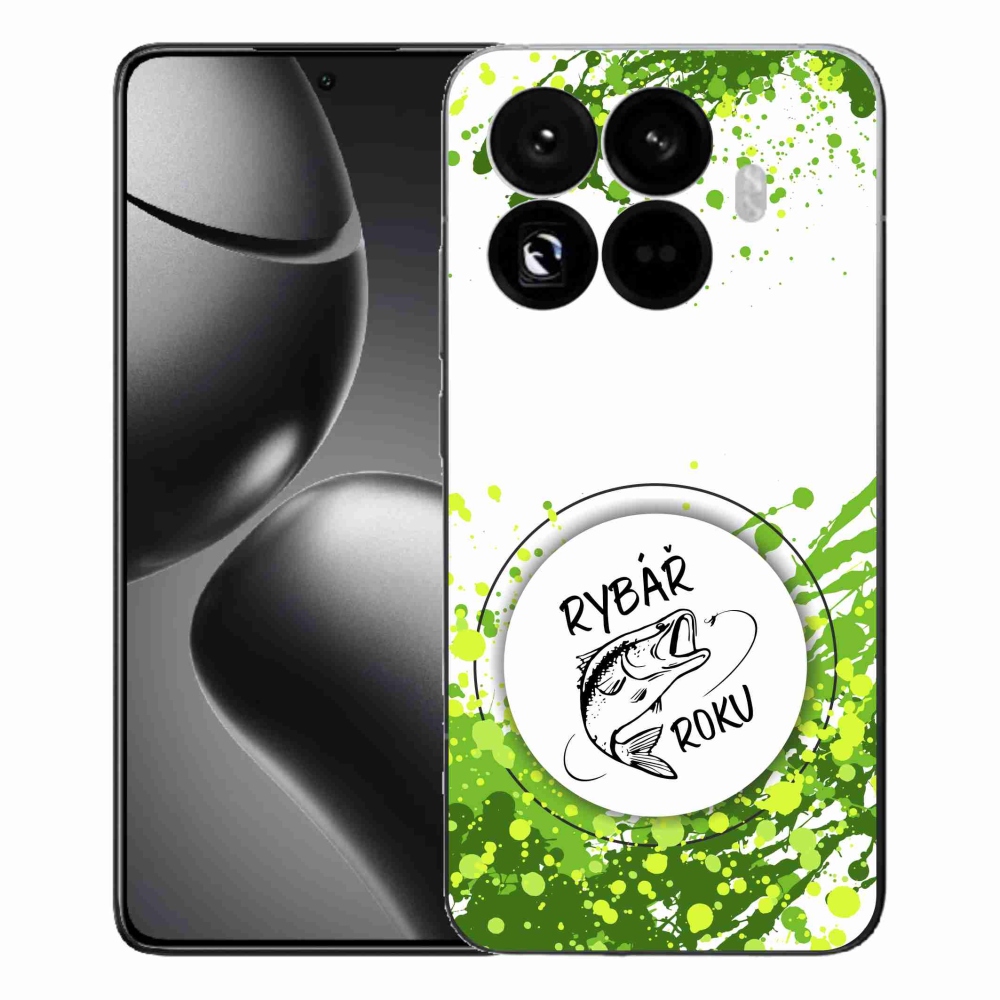 Gélový kryt mmCase na Xiaomi 15T Pro - rybár roka biele pozadie
