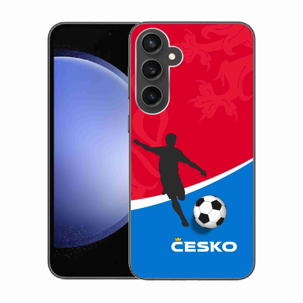 Gélový kryt mmCase na Samsung Galaxy S23 FE - futbal Česko