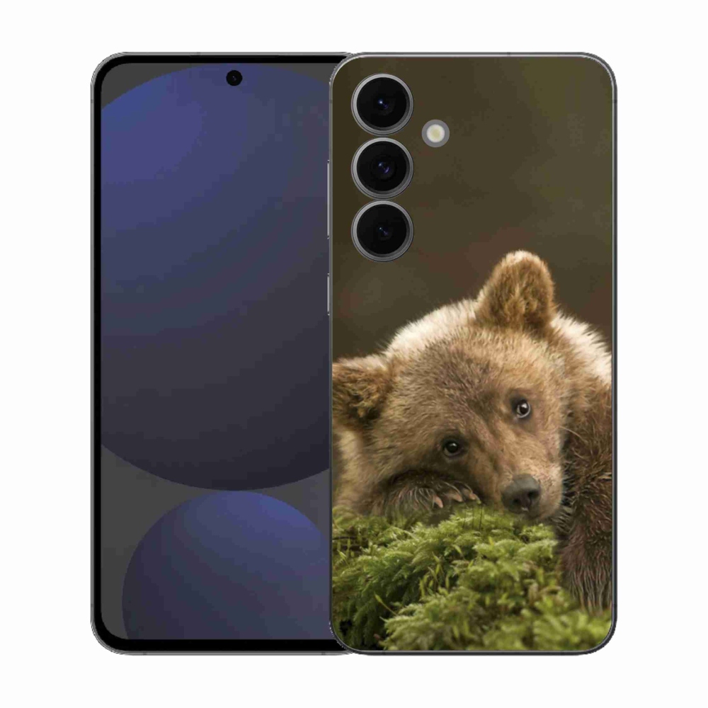 Gélový kryt mmCase na Samsung Galaxy S25 FE - medveď