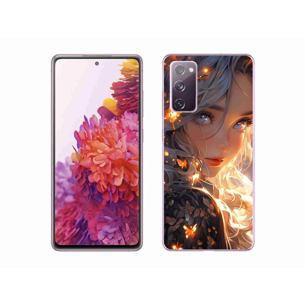Gélový kryt mmCase na Samsung Galaxy S20 FE - dievča a motýle