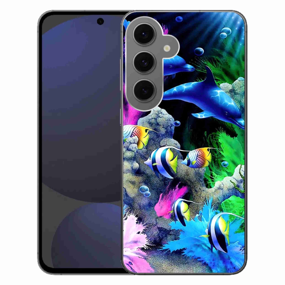 Gélový obal mmCase na Samsung Galaxy S24 FE - morský svet