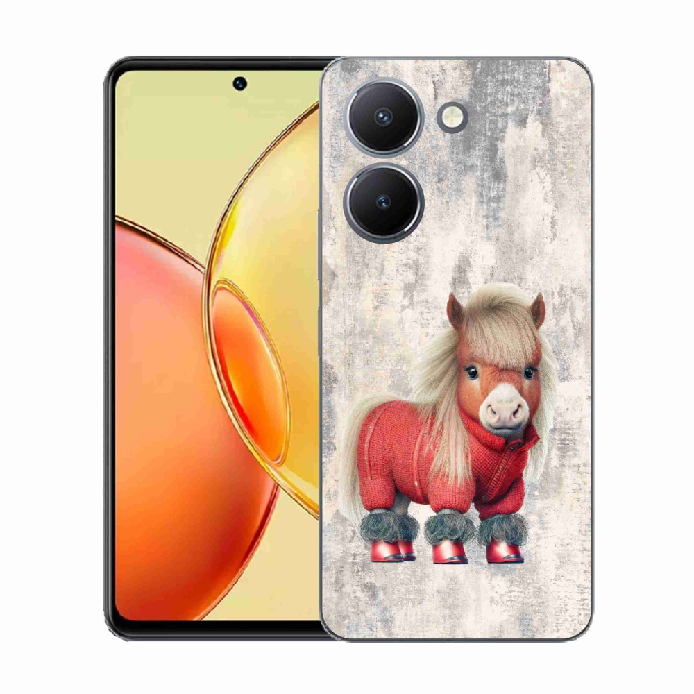Gélový kryt mmCase na Vivo Y36 - poník vo svetri