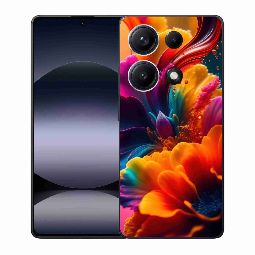 Gélový kryt mmCase na Xiaomi Redmi Note 14S - abstraktný motív 2