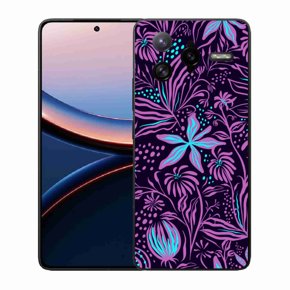 Gélový kryt mmCase na Xiaomi Poco F7 Ultra - kvety 2