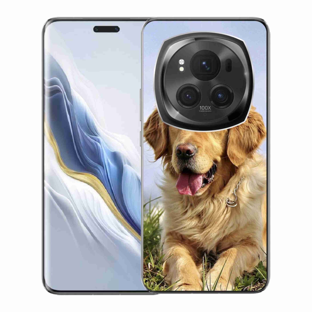 Gélový obal mmCase na Honor Magic 6 Pro 5G - zlatý retriever