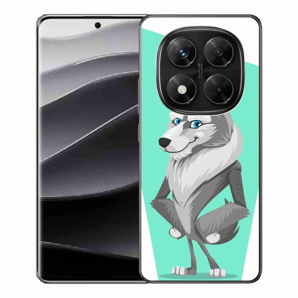 Gélový kryt mmCase na Xiaomi Redmi Note 14 Pro 5G/Poco X7 5G - kreslený vlk
