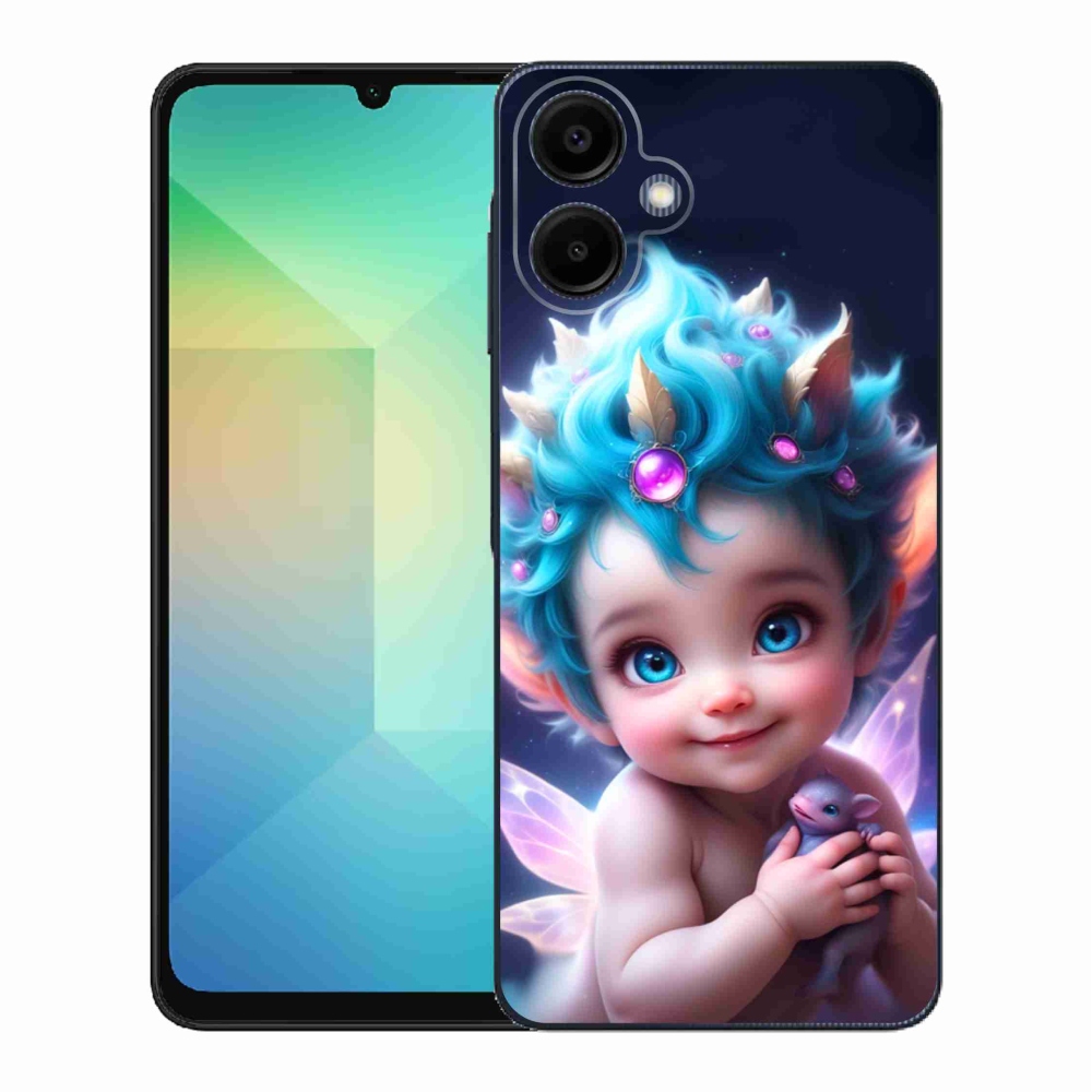 Gélový kryt mmCase na Samsung Galaxy A06 4G - dieťa s motýlími krídlami