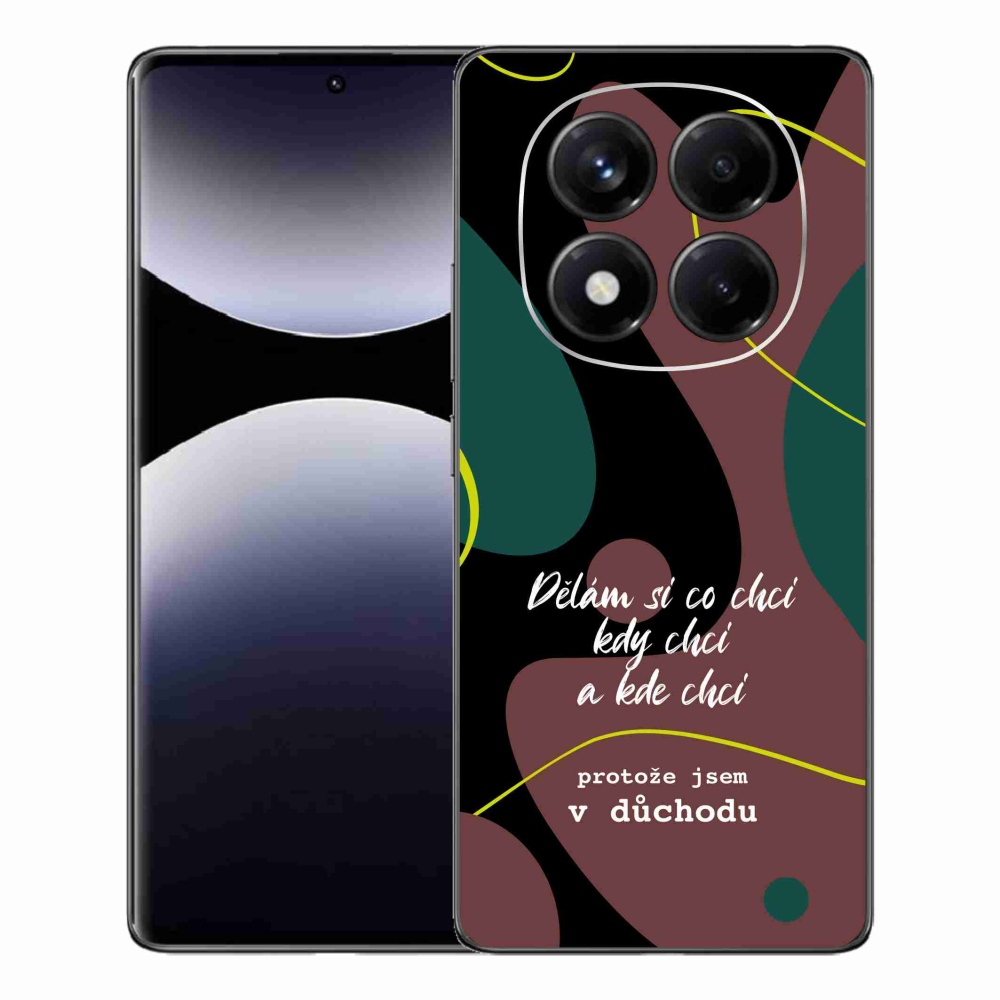 Gélový kryt mmCase na Xiaomi Redmi Note 14 Pro - vtipný text 10 čierne pozadie
