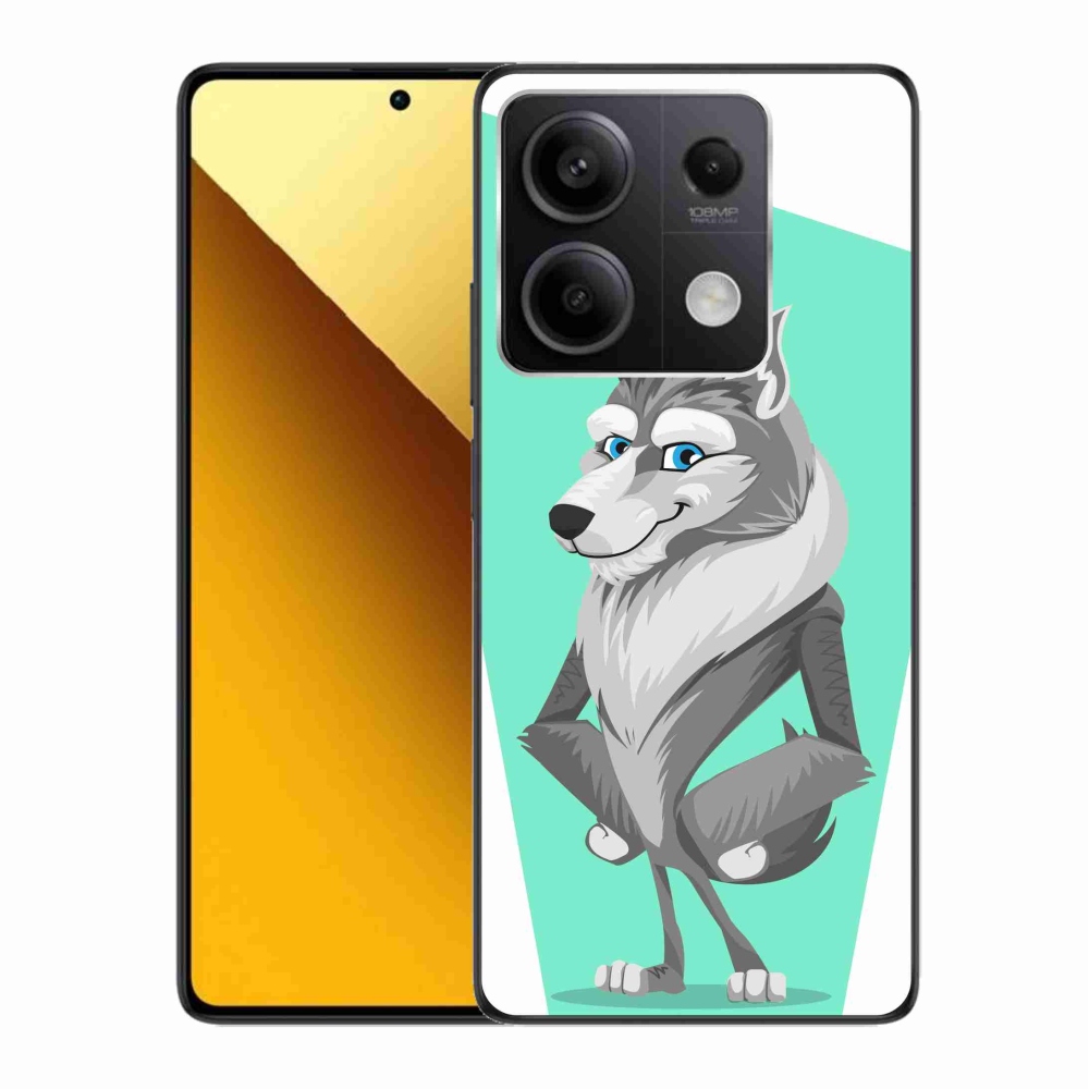 Gélový kryt mmCase na Xiaomi Redmi Note 13 5G - kreslený vlk