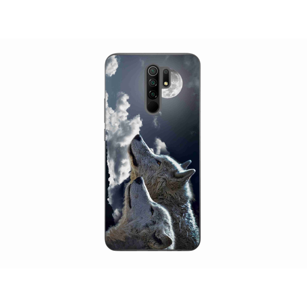 Gélový kryt mmCase na mobil Xiaomi Redmi 9 - vlci