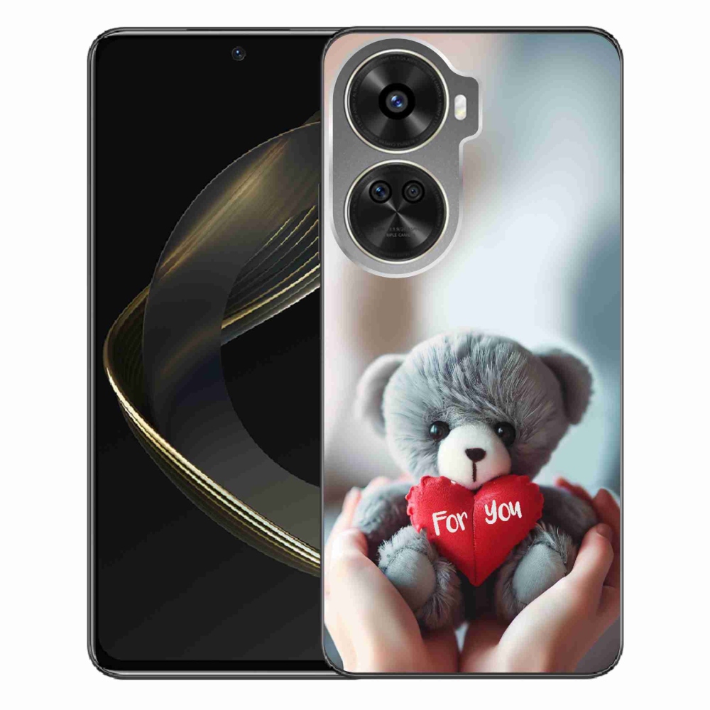 Gélový kryt mmCase na Huawei Nova 12 SE - medvedík pre zamilovaných