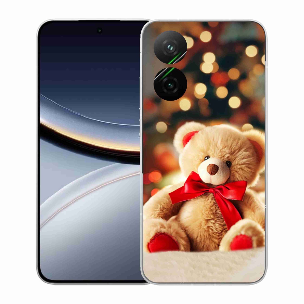 Gélový kryt mmCase na Xiaomi Poco F7 5G - plyšový medvedík