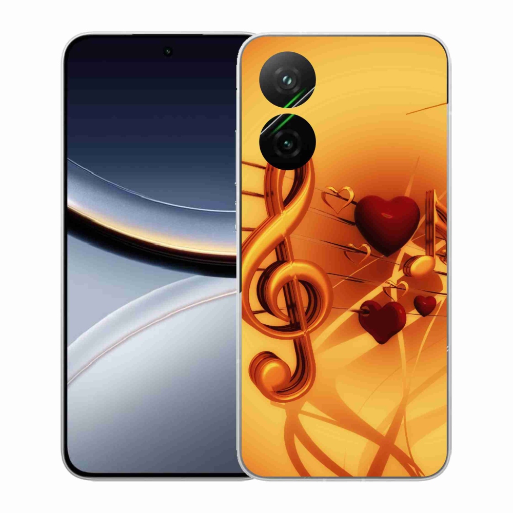 Gélový kryt mmCase na Xiaomi Poco F7 5G - noty