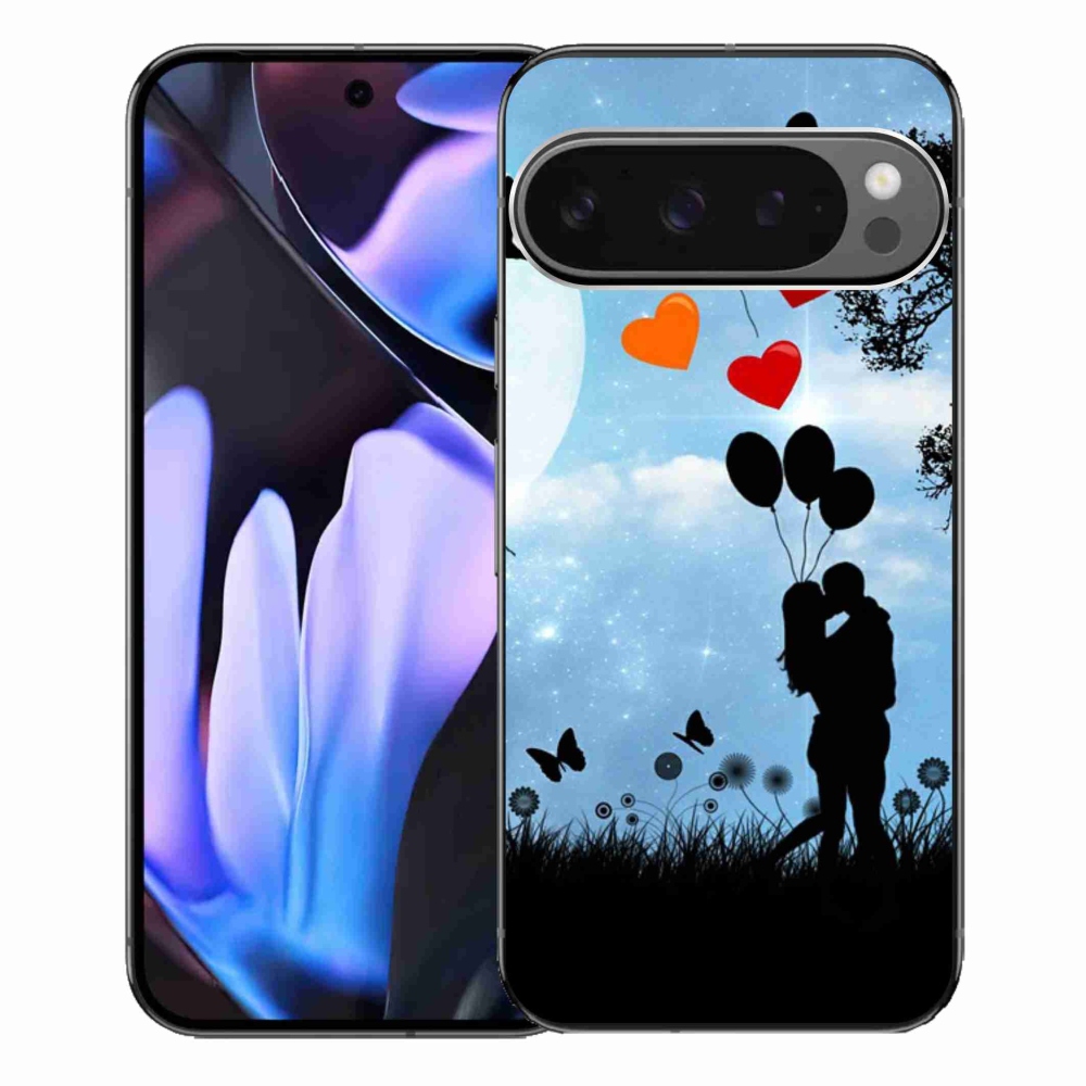 Gélový obal mmCase na Google Pixel 9 Pro XL - zamilovaný pár