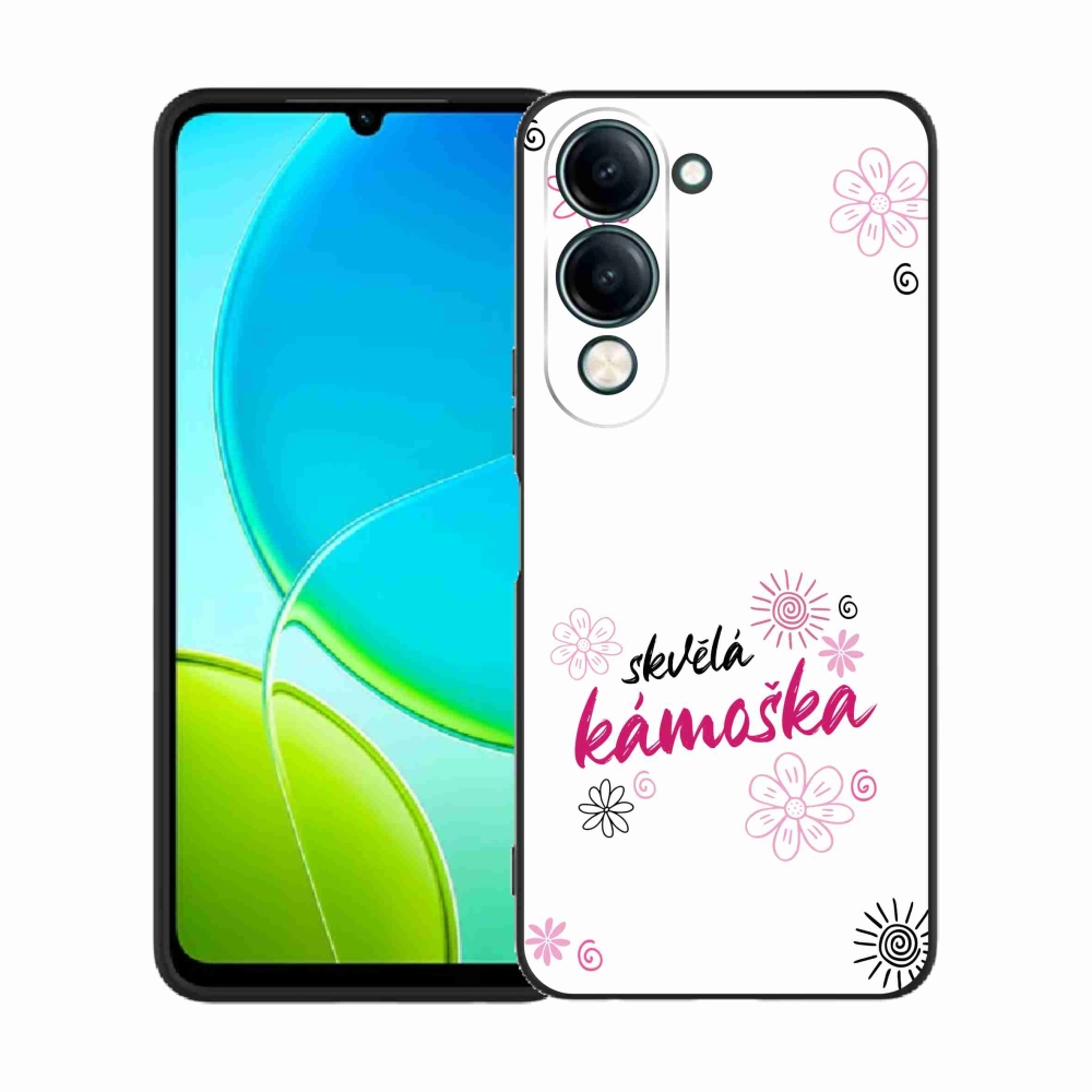 Gélový kryt mmCase na Vivo Y29s 5G - skvelá kamoška biele pozadie
