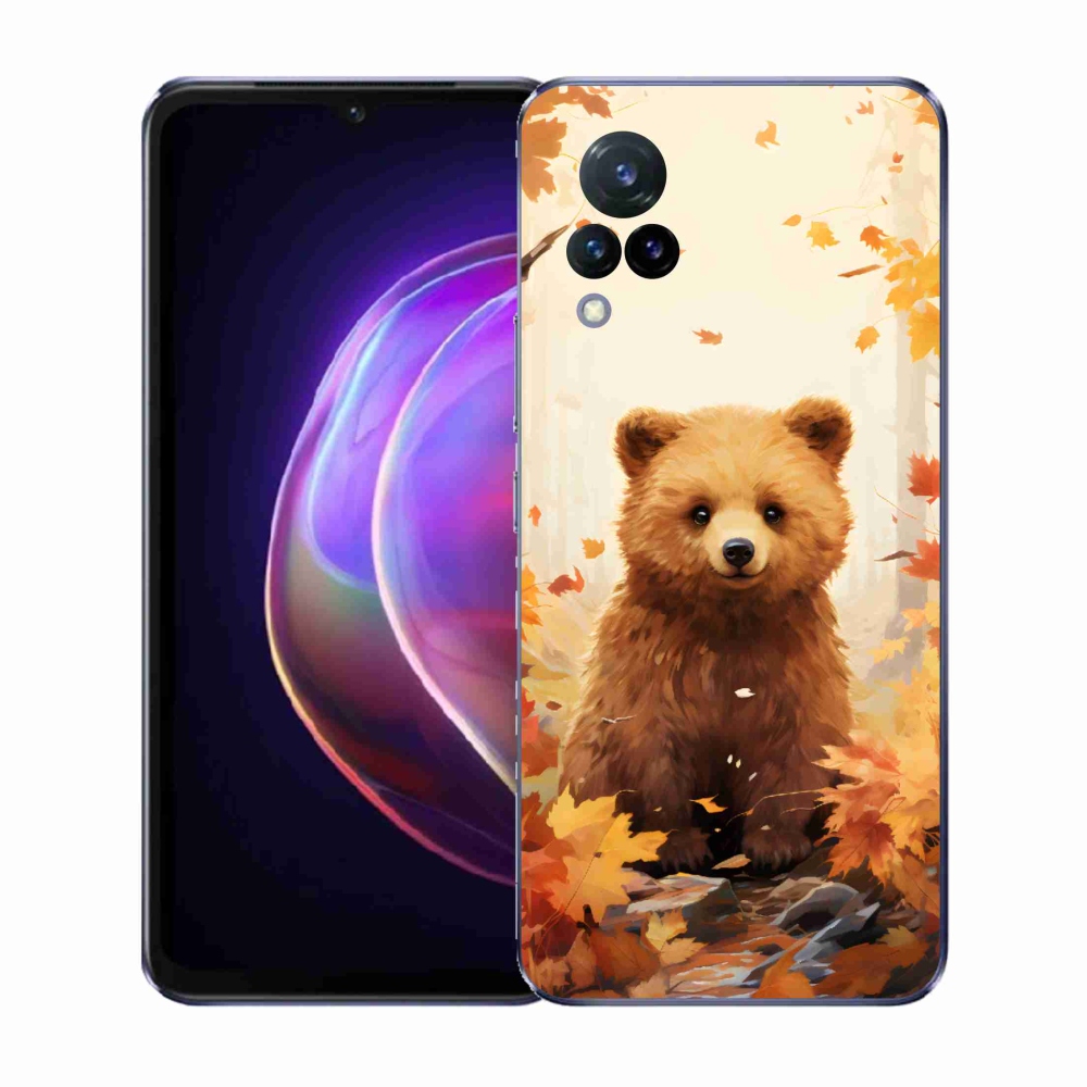 Gélový kryt mmCase na Vivo V21 4G/5G - medveď v lese