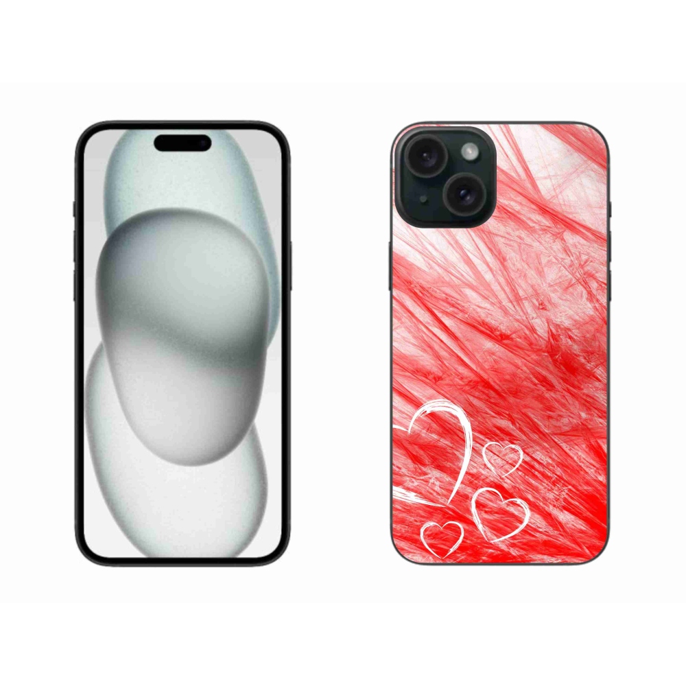 Gélový kryt mmCase na iPhone 15 Plus - heart