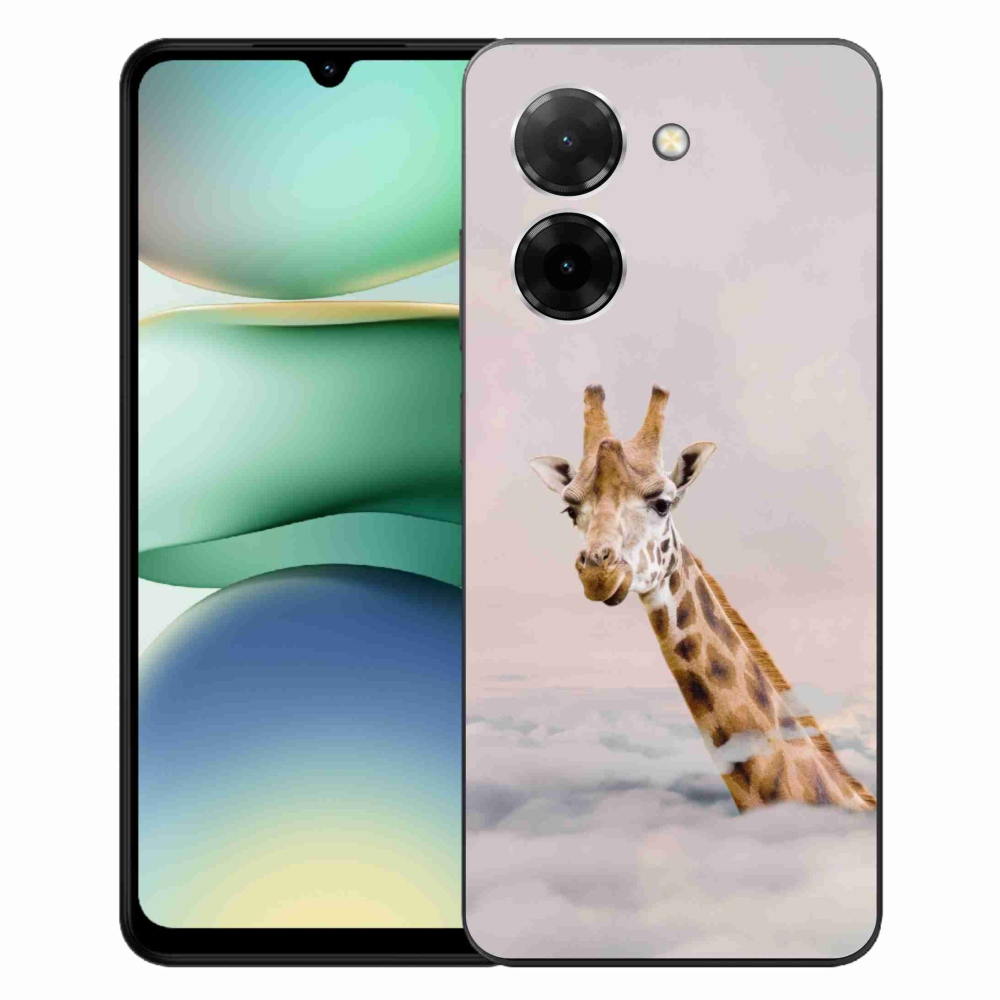 Gélový kryt mmCase na Xiaomi Redmi A5 - žirafa v oblakoch