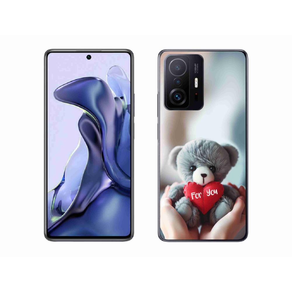 Gélový kryt mmCase na Xiaomi 11T Pro - medvedík pre zamilovaných