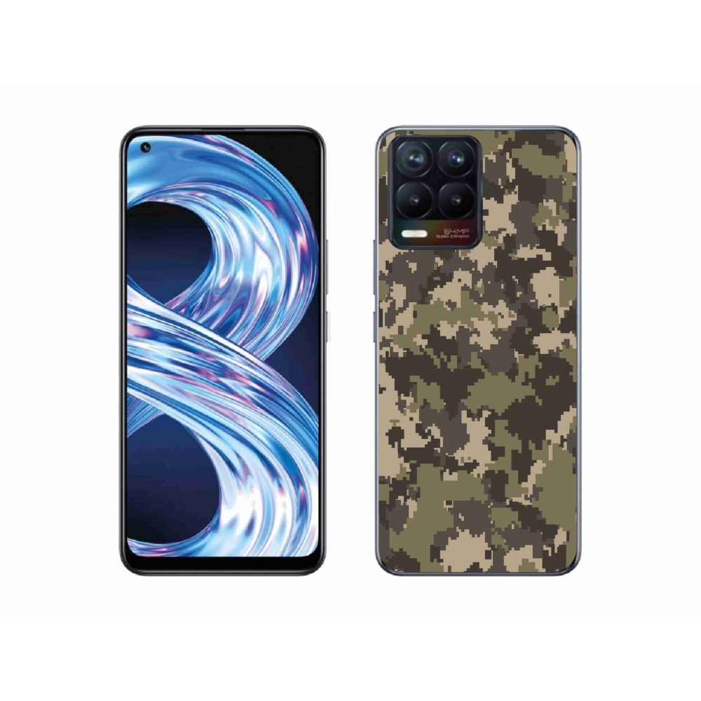 Gélový kryt mmCase na Realme 8 Pro - maskáčový vzor 12