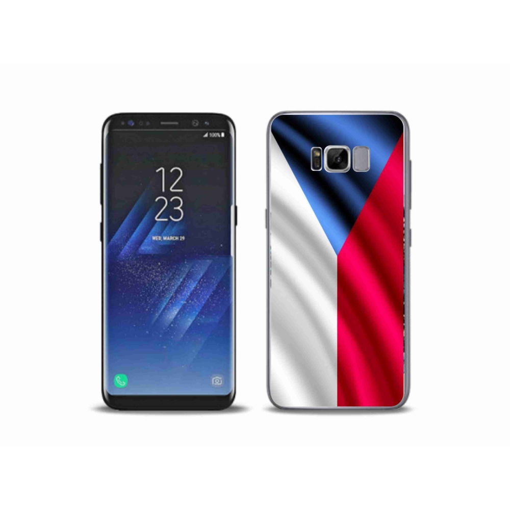 Gélový kryt mmCase na mobil Samsung Galaxy S8 Plus - česká vlajka