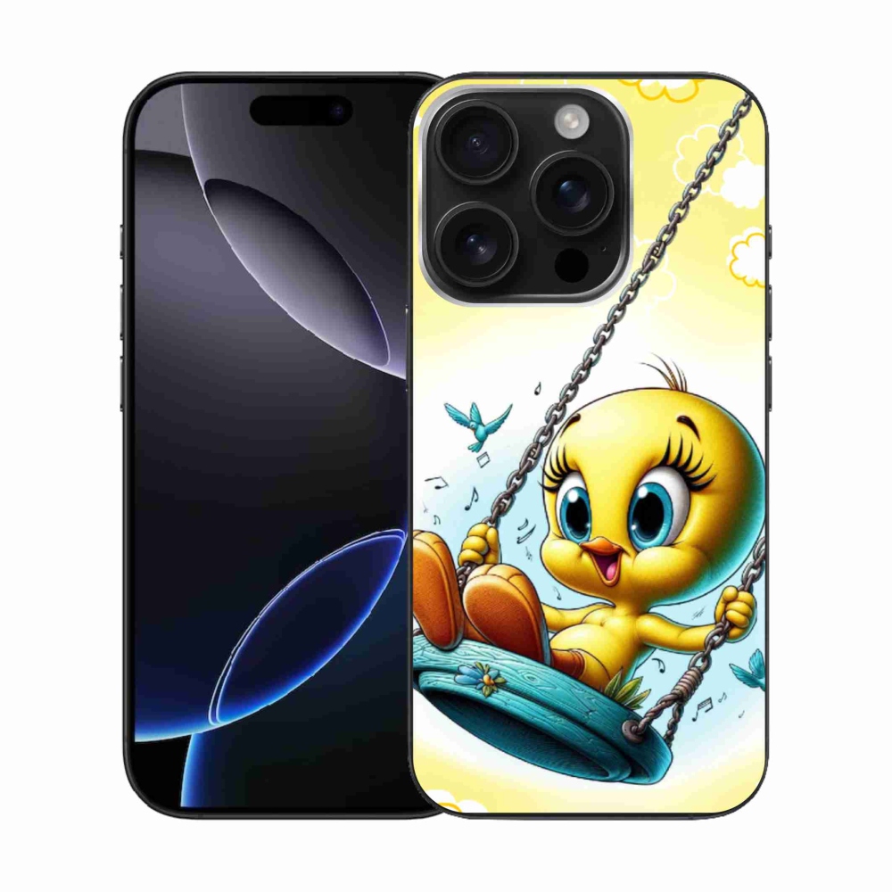 Gélový kryt mmCase na iPhone 16 Pro - tweety