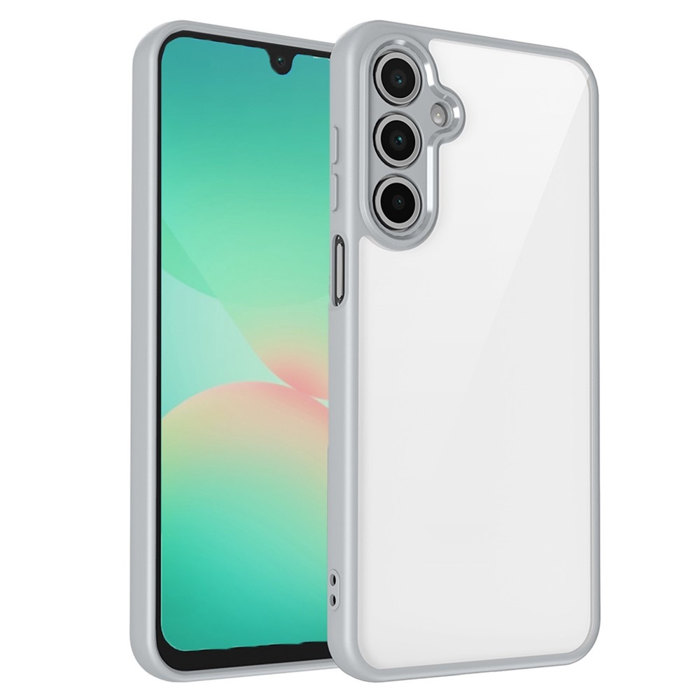 Back gélový obal s pevným chrbtom na Samsung Galaxy A17 5G - šedý