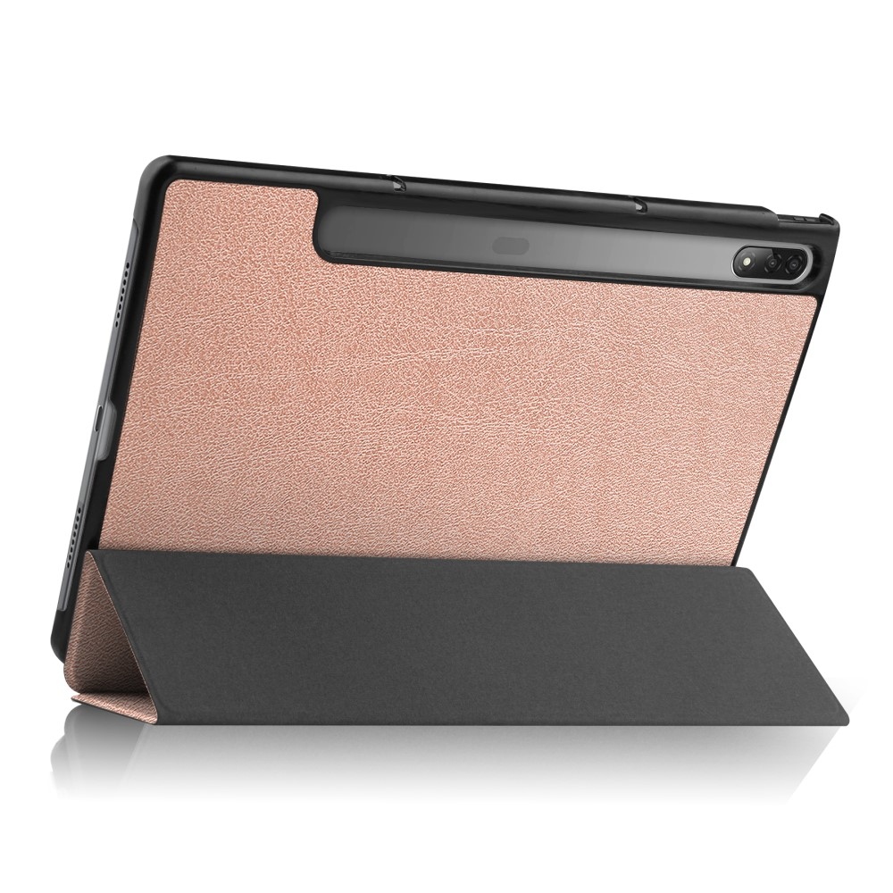 Case chytré zatváracie púzdro na tablet Lenovo Tab P12 Pro - ružovozlaté