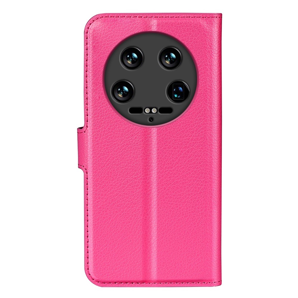 Litchi knižkové púzdro na Xiaomi 14 Ultra - rose