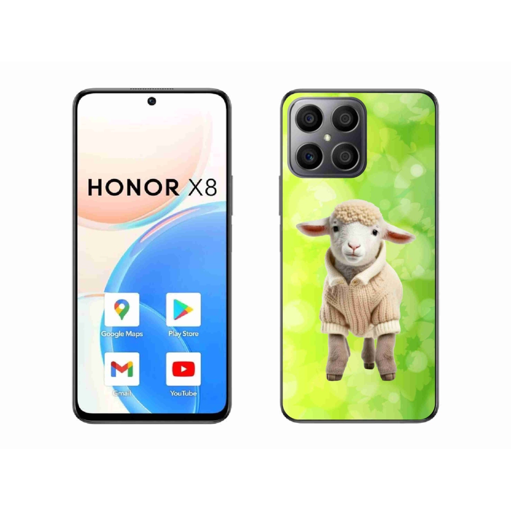 Gélový kryt mmCase na Honor X8 - jahňa vo svetri