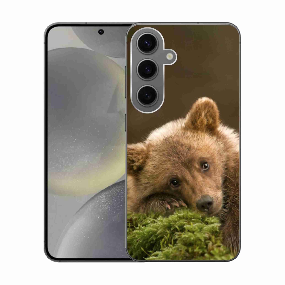 Gélový kryt mmCase na Samsung Galaxy S24 - medveď
