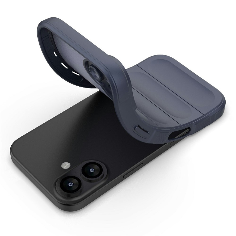 Rugg odolný gélový obal na iPhone 17 - tmavomodrý