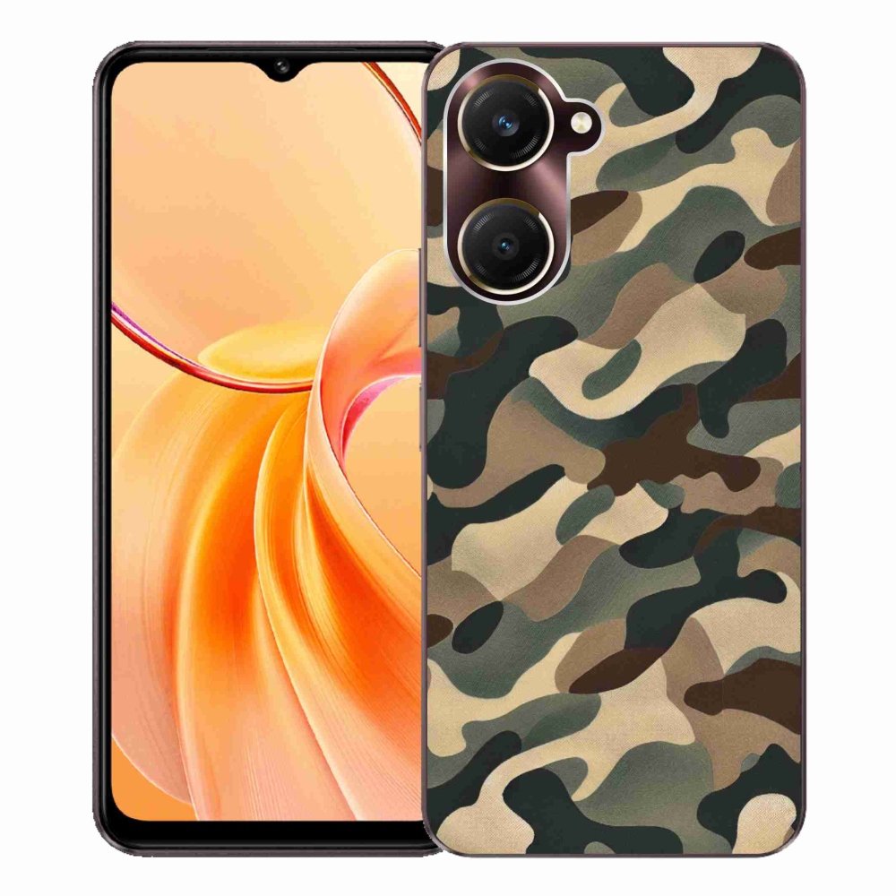 Gélový kryt mmCase na Vivo Y28s 5G - maskáčový vzor 11