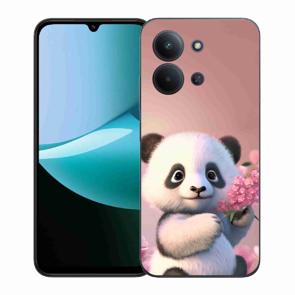 Gélový kryt mmCase na Xiaomi Redmi 15C 4G (171mm)/Poco C85 4G (171mm) - roztomilá panda