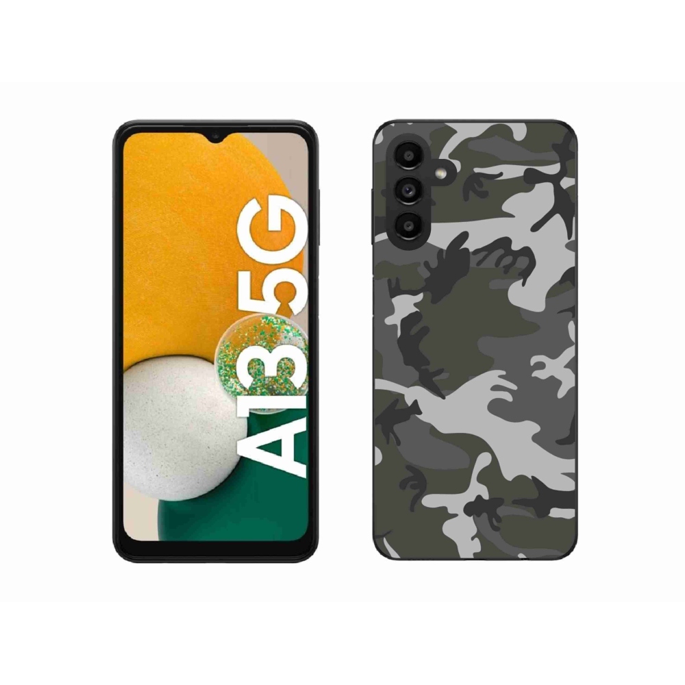Gélový kryt mmCase na Samsung Galaxy A13 5G - maskáčový vzor