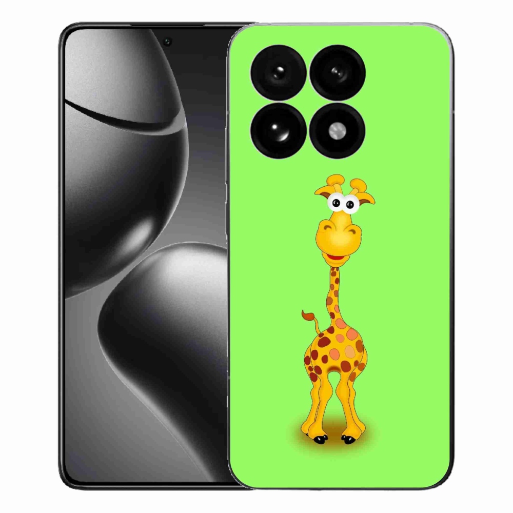 Gélový kryt mmCase na Xiaomi 15T - kreslená žirafa
