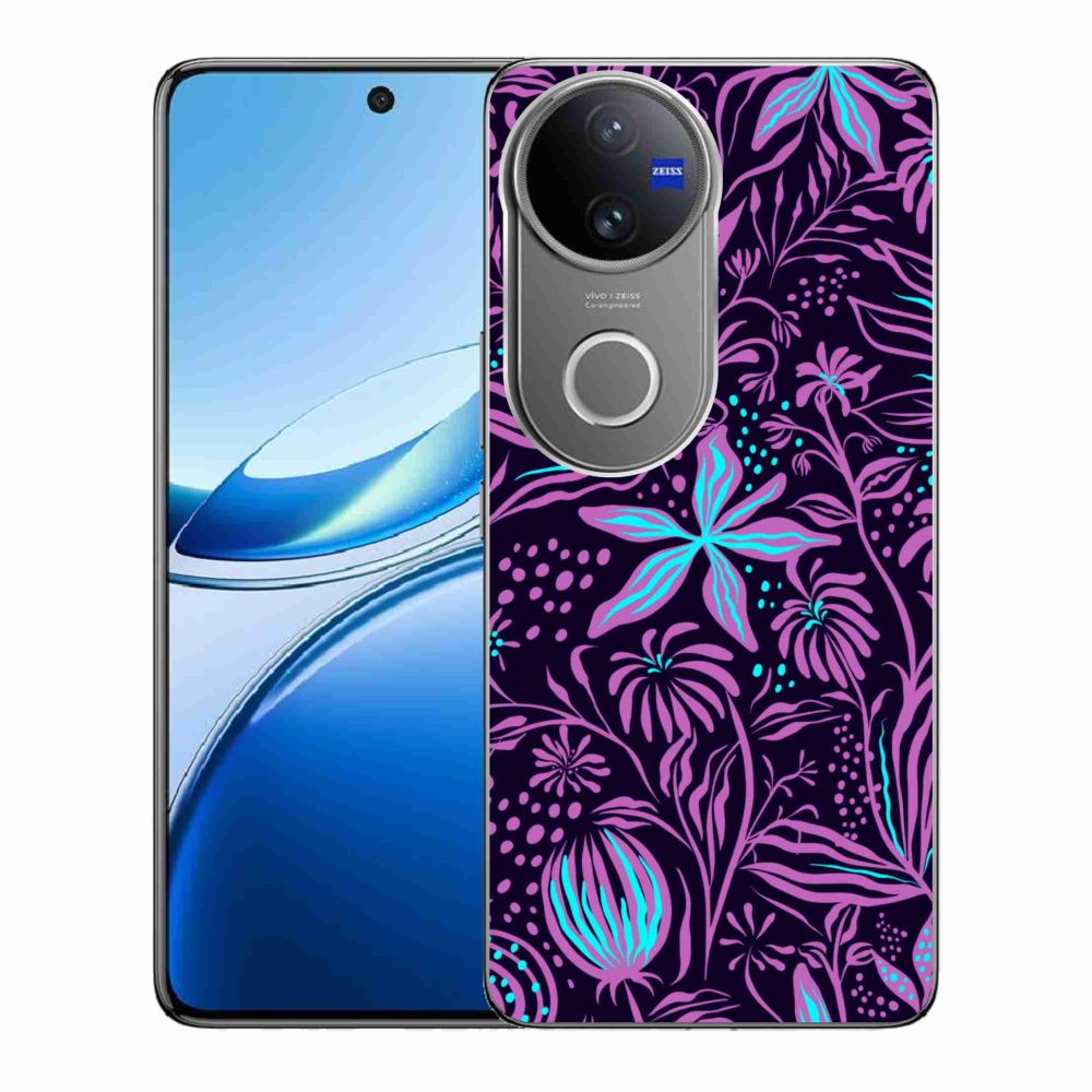 Gélový kryt mmCase na Vivo V50 5G - kvety 2