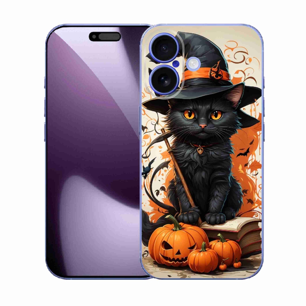 Gélový kryt mmCase na iPhone 17 - kocúr čarodejník